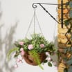  Jardin Artificial Rose Hanging Basket