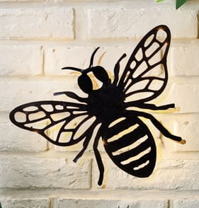 Firefly Wall Art Solar Light - Bee