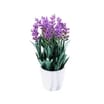 Home Collections Artificial Lavender in Marble Pot