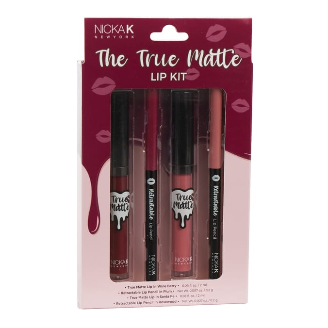Nicka K True Matte Lip Kit - Plum