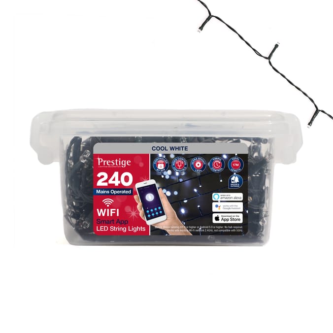 Prestige 240 Mains Operated Wi-Fi Smart App String Lights
