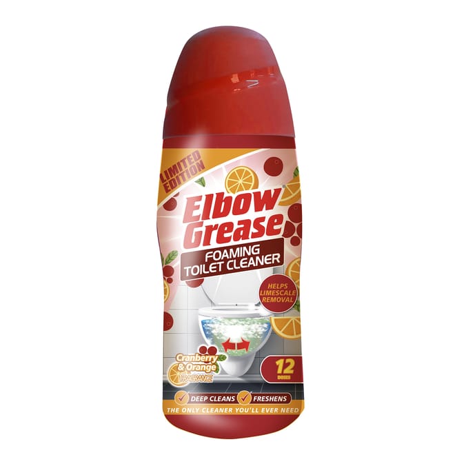 Elbow Grease Foam Toilet Cleaner 500g Cranberry & Orange 
