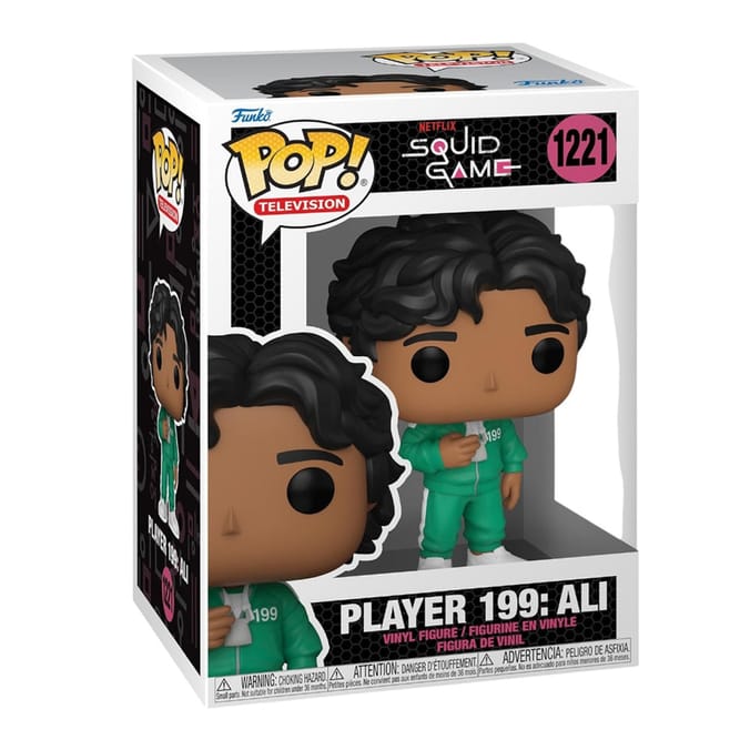 Funko Pop Squid Game Player 199: Ali 1221 Figure