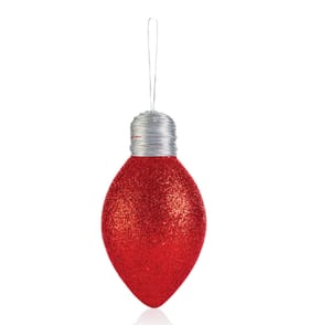 Joyful Hanging Bulb - Red