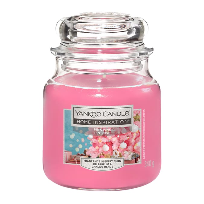 Yankee Candle Home Inspiration Medium Candle 340g - Pink Pine