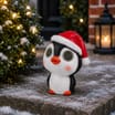 Festive Feeling Christmas Light-Up Penguin