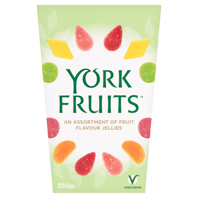 York Fruits An Assortment of Fruit Flavour Jellies 350g