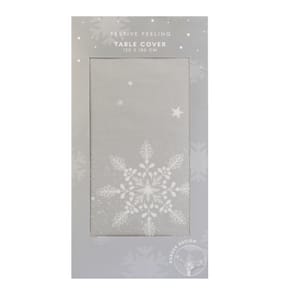 Festive Feeling Table Cover - Silver