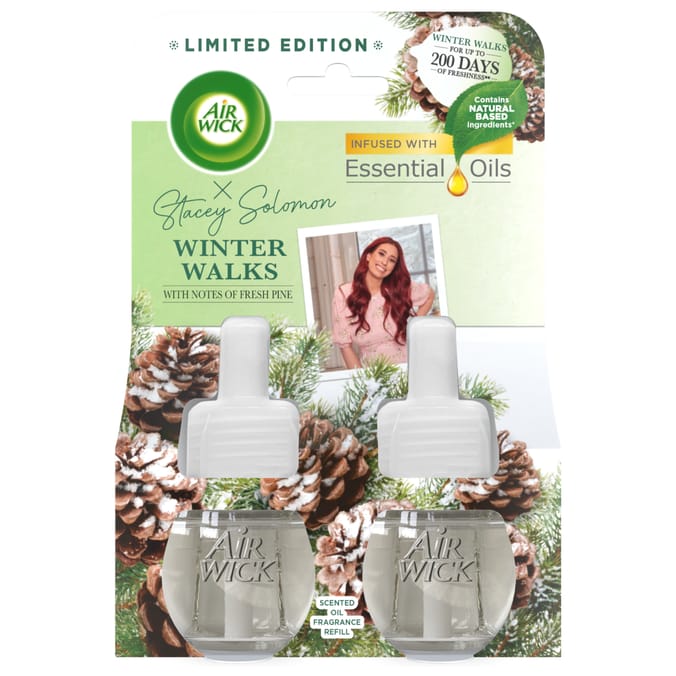 Air Wick Scented Oil Fragrance Oil Twin Refill 2x19ml - Winter Walks