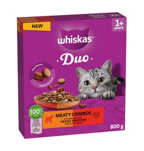 Whiskas Dry Cat Food 800g - Meaty Combos 