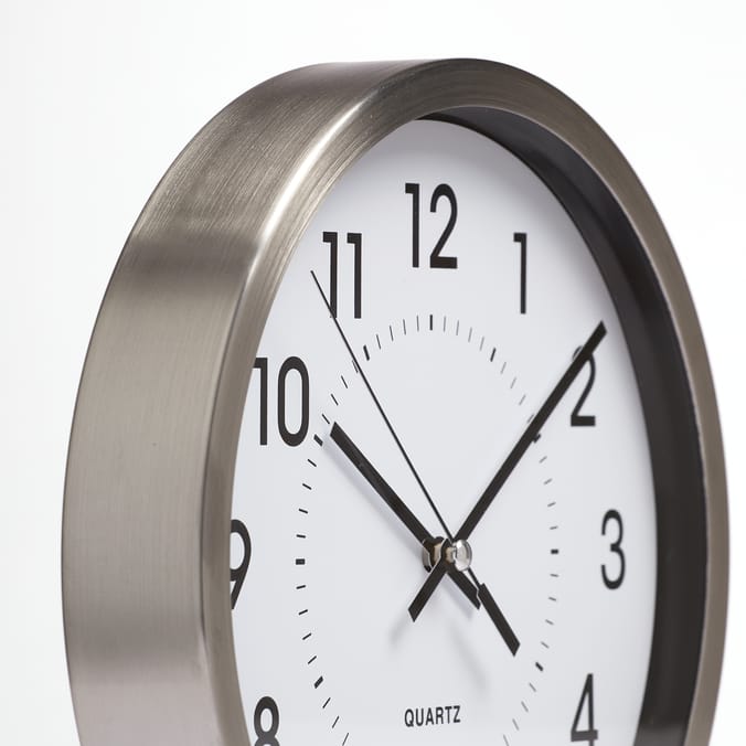Home Collections 10" Aluminium Clock