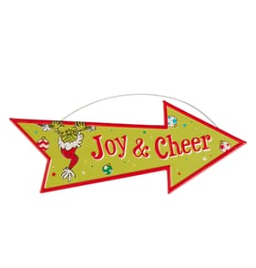 Joy & Cheer Grinch Sign 