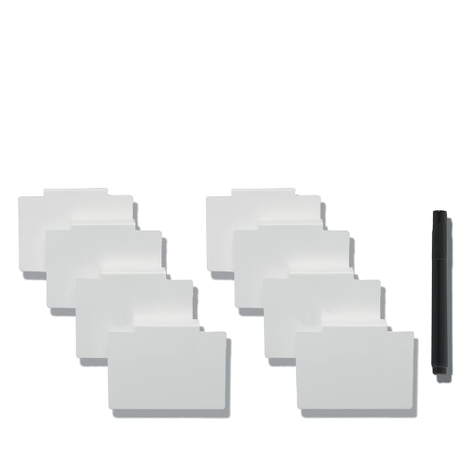 Utility 8 Storage Label Clips With Marker