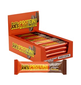 Mountain Joes's Chocolate Peanut Butter Protein Bar Crunch Edition 50g x12