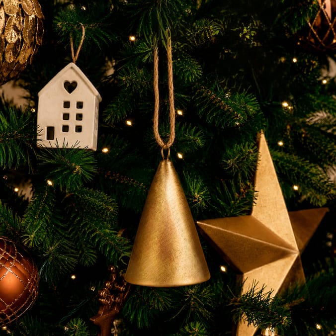 Winter Luxe Hanging Bell Decoration
