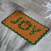 Festive Feeling PVC Coir Door Mat - Joy