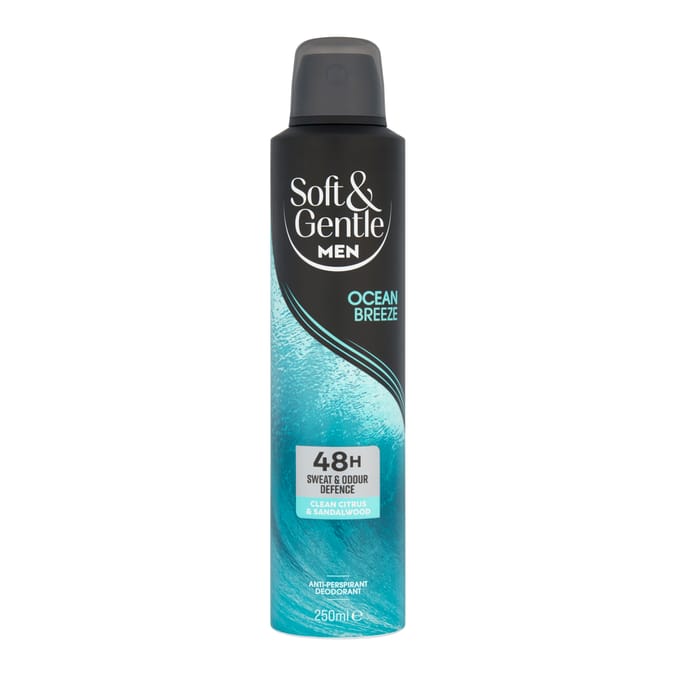 Soft & Gentle Men Ocean Breeze Anti-Perspirant Deodorant 250ml