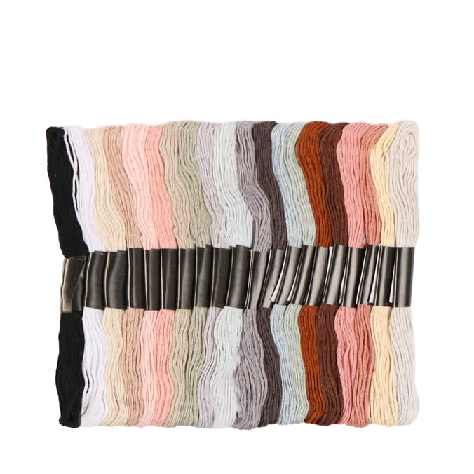 Hand Made With Love Embroidery Threads 20 Pack - Neutrals