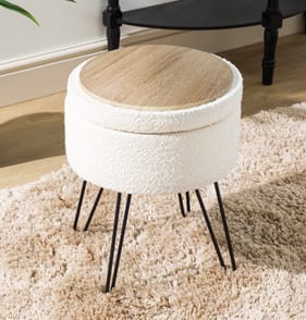 Home Collections Boucle Storage Stool
