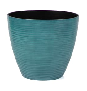 Jardin Water Ripple Plastic Planter 38cm - Blue