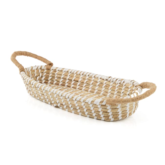 The Lifestyle Edit Coastal Retreat Coastal Oval Tray 