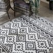 The Outdoor Living Collection Garden Rug 120 x 180cm - Grey Aztec