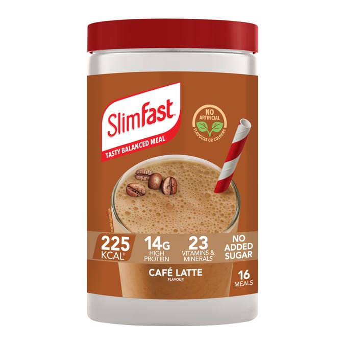 SlimFast Meal Replacement Shake Powder Tin 584g - Café Latte
