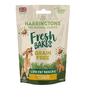 Harringtons Fresh Bakes Grain Free Low Fat Snacks 100g - Turkey