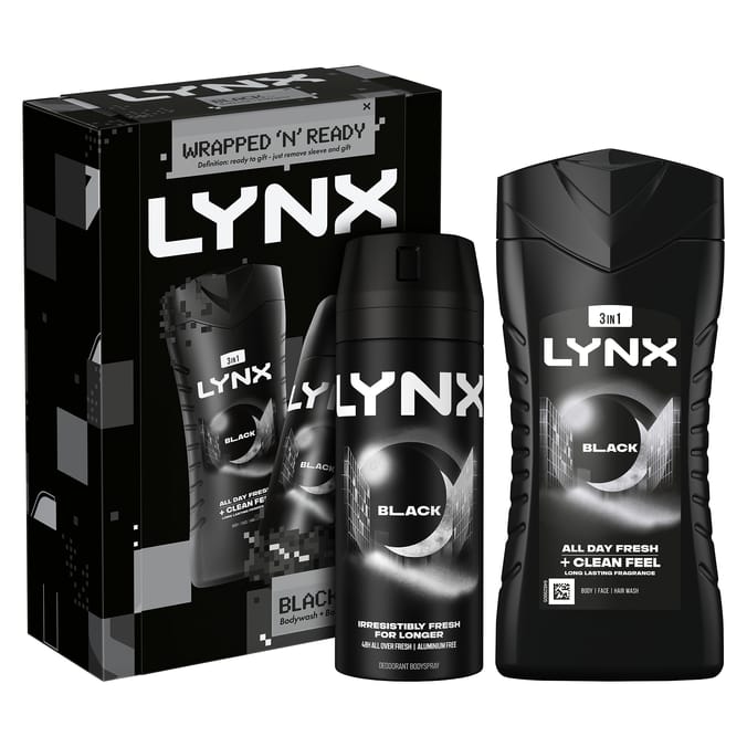Lynx Duo Gift Set - Black 
