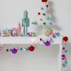 Joyful 20 LED Bauble Garland