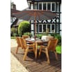 Charles Taylor 6 Seat Rectangular Table Set With Parasol