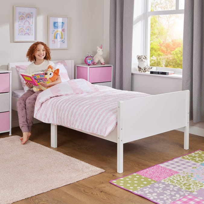 Liberty House Toys Kids Single White Bed