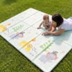 Liberty House Toys Reversible Toddler Play Mat – Jungle & Dinosaur