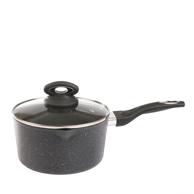 Aluminium 20cm Saucepan With Lid Home Bargains