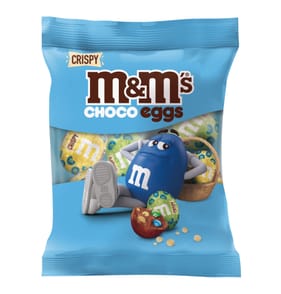 M&M's Crispy Milk Chocolate Chocolate Easter Mini Eggs Bag 72g