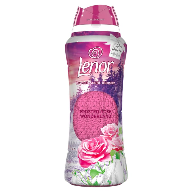Lenor Mrs. Hinch In-Wash Scent Booster Beads Frosted Rose Wonderland 570g