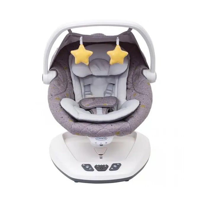 Graco Move with Me Swing - Dalmation Grey