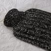 Warm At Heart Knitted Sequin Hot Water Bottle