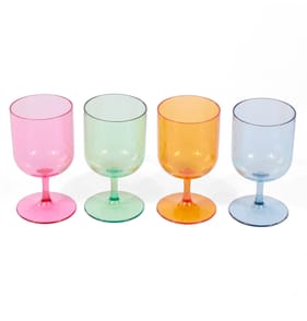 The Outdoor Living Collection Plastic Wine Glass 4 Pack