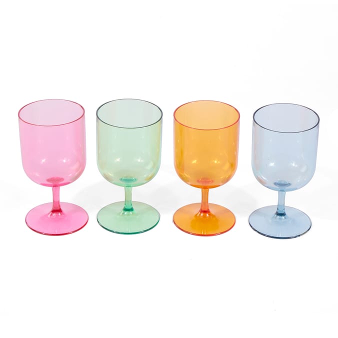 The Outdoor Living Collection Plastic Wine Glass 4 Pack