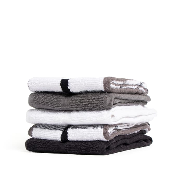 Open Kitchen 100% Cotton Tea Towels 5 Pack