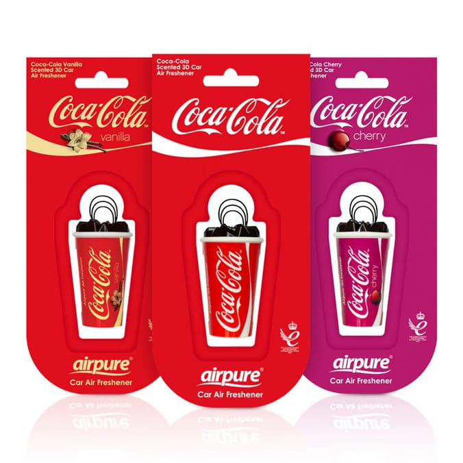 Airpure Coca-Cola Air Freshener Assorted 