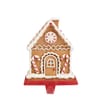 Winter Charm Gingerbread House Stocking Holder