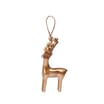 Winter Luxe Hanging Gold Reindeer
