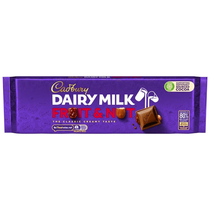 Cadbury Dairy Milk Fruit And Nut Chocolate 280g