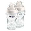 Tommee Tippee Closer to Nature 2x Baby Bottles 3m+ 340ml