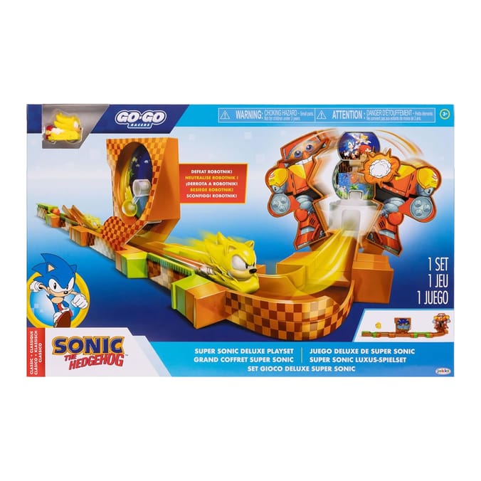 Sonic the Hedgehog Go Go Racers Deluxe Playset - Super Sonic