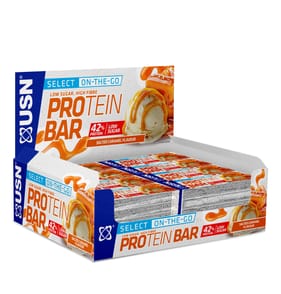 USN Select Protein Bar 24 Pack - Salted Caramel