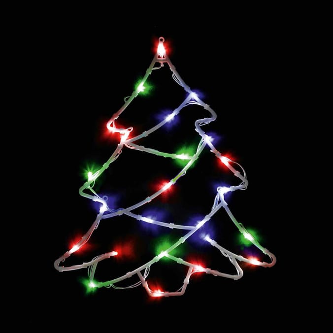 Prestige Battery Operated LED Tree Window Light 27cm