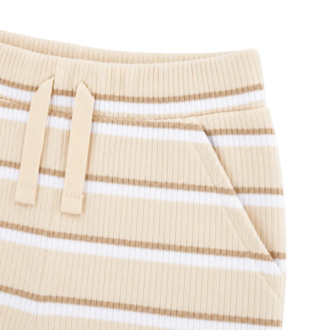 Pure Baby Natural Ribbed Stripe Set